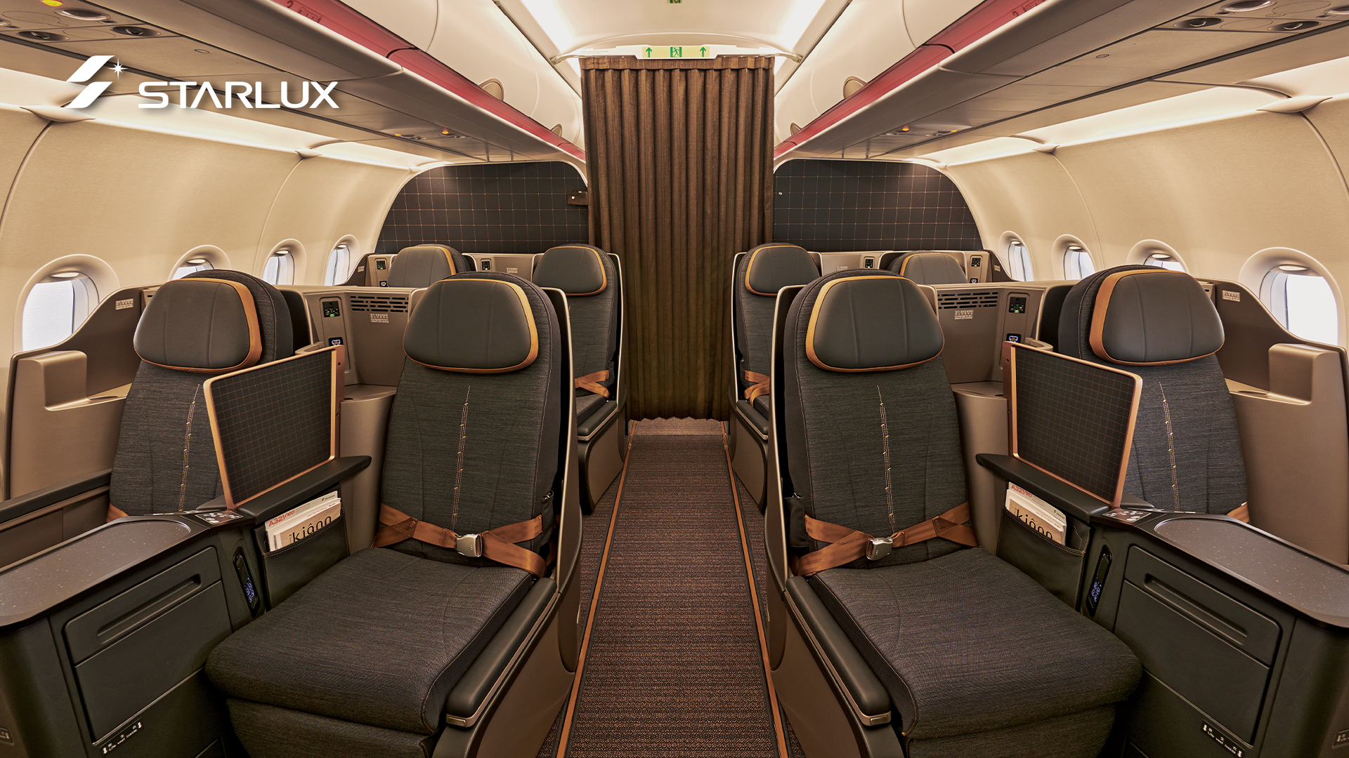 A321neo Business Class Virtual Background