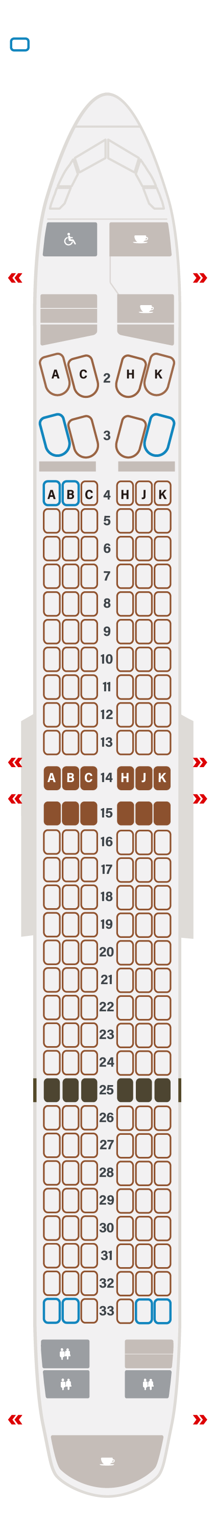 Auxiliary Image : Seats Available for Cabin Seat Baggage